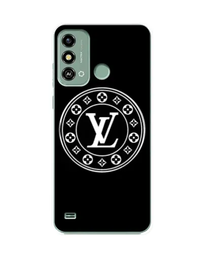 Чехол для ZTE Blade A53 с картинкой «LV — печать стиля»