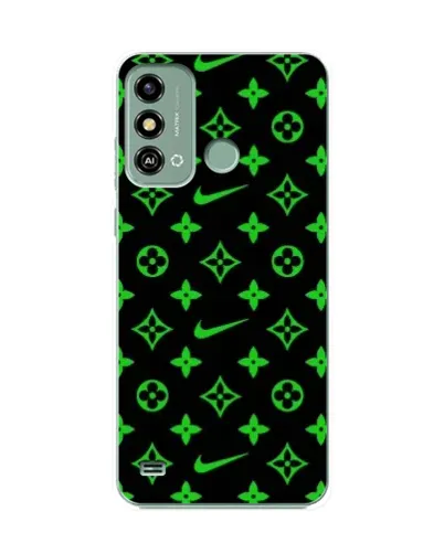 Чехол для ZTE Blade A53 с картинкой «Неоновый принт LV»