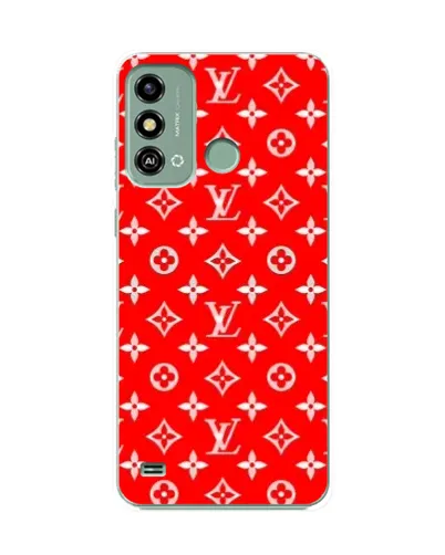 Чехол для ZTE Blade A53 с картинкой «Яркий паттерн LV»