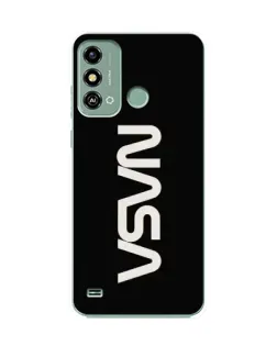 Чехол для ZTE Blade A53 с картинкой «NASA — вертикальный логотип» Чехол для ZTE Blade A53 с картинкой «NASA — вертикальный логотип»
