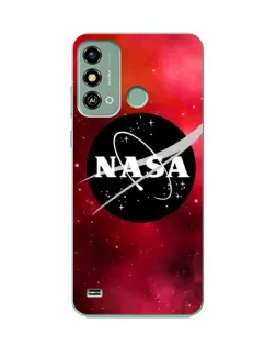 Чехол для ZTE Blade A53 с картинкой «NASA — красная туманность»