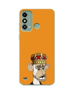 Чехол для ZTE Blade A53 с картинкой «Золотая обезьяна Bored Ape»