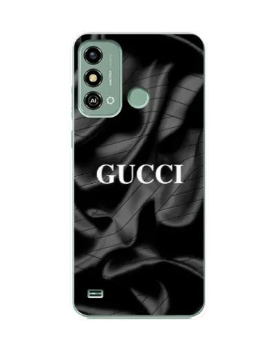 Чехол для ZTE Blade A53 с картинкой «Gucci — шелковые волны»