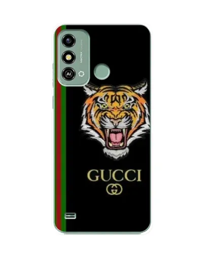 Чехол для ZTE Blade A53 с картинкой «Тигр Gucci»