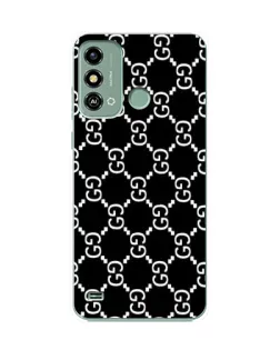 Чехол для ZTE Blade A53 с картинкой «Gucci — сетчатый паттерн»