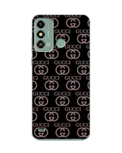 Чехол для ZTE Blade A53 с картинкой «Классическая монограмма Gucci»