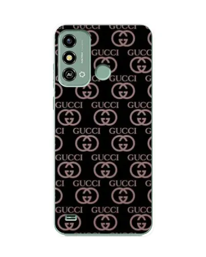 Чехол для ZTE Blade A53 с картинкой «Классическая монограмма Gucci»