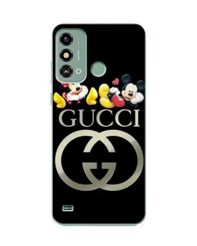 Чехол для ZTE Blade A53 с картинкой «Gucci — герои Disney»