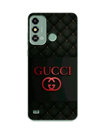 Чехол для ZTE Blade A53 с картинкой «Gucci — стеганый черный»