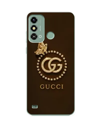Чехол для ZTE Blade A53 с картинкой «Gucci — золотая бабочка»