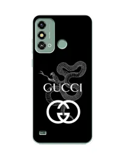 Чехол для ZTE Blade A53 с картинкой «Gucci — серебряная змея»