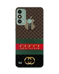Чехол для ZTE Blade A53 с картинкой «Gucci — брендированный десерт»