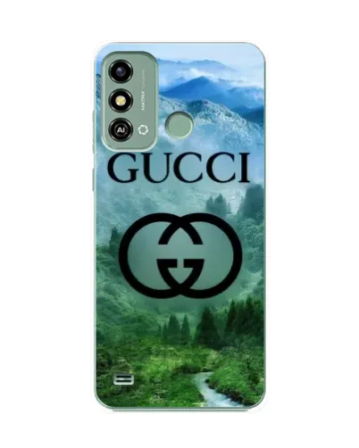 Чехол для ZTE Blade A53 с картинкой «Gucci — горный пейзаж»