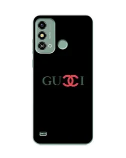 Чехол для ZTE Blade A53 с картинкой «Gucci — красный градиент»