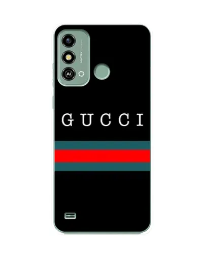 Чехол для ZTE Blade A53 с картинкой «Gucci — красный пояс»