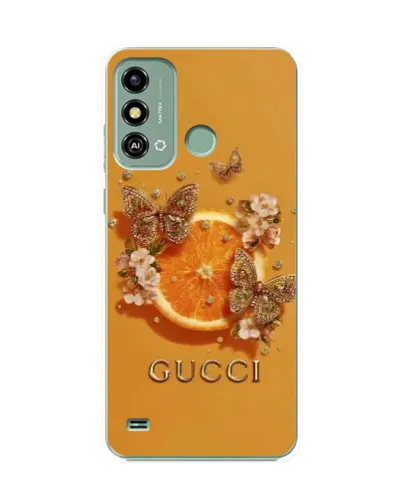 Чехол для ZTE Blade A53 с картинкой «Gucci — золотые бабочки» Чехол для ZTE Blade A53 с картинкой «Gucci — золотые бабочки»