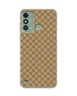 Чехол для ZTE Blade A53 с картинкой «Gucci — классический беж»