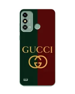 Чехол для ZTE Blade A53 с картинкой «Gucci — темно-зеленый градиент»