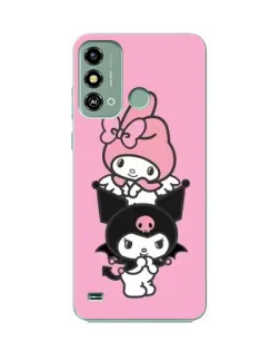 Чехол для ZTE Blade A53 с картинкой «My Melody и Kuromi» Чехол для ZTE Blade A53 с картинкой «My Melody и Kuromi»