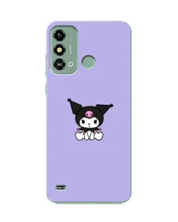 Чехол для ZTE Blade A53 с картинкой «Kuromi — фиолетовый минимализм» Чехол для ZTE Blade A53 с картинкой «Kuromi — фиолетовый минимализм»