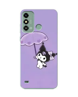 Чехол для ZTE Blade A53 с картинкой «Kuromi с зонтиком» Чехол для ZTE Blade A53 с картинкой «Kuromi с зонтиком»
