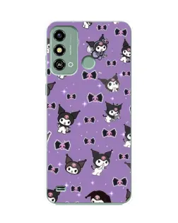 Чехол для ZTE Blade A53 с картинкой «Kuromi — паттерн» Чехол для ZTE Blade A53 с картинкой «Kuromi — паттерн»