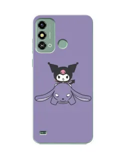 Чехол для ZTE Blade A53 с картинкой «Kuromi на лиловом фоне» Чехол для ZTE Blade A53 с картинкой «Kuromi на лиловом фоне»