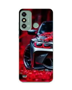 Чехол для ZTE Blade A53 с картинкой «Спортивная BMW и цветы» Чехол для ZTE Blade A53 с картинкой «Спортивная BMW и цветы»