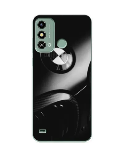 Чехол для ZTE Blade A53 с картинкой «Эмблема BMW — макро»