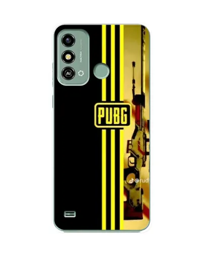 Чехол для ZTE Blade A53 с картинкой «PUBG — камуфляжный шлем»