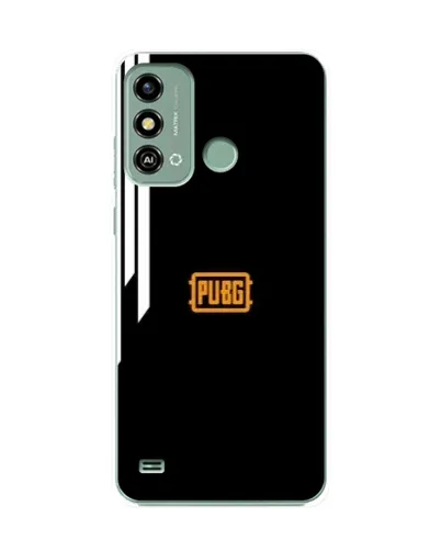 Чехол для ZTE Blade A53 с картинкой «PUBG — вертикальные линии»