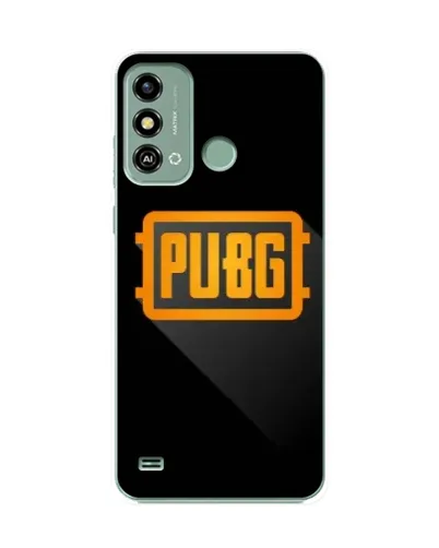 Чехол для ZTE Blade A53 с картинкой «PUBG — рамка лого»