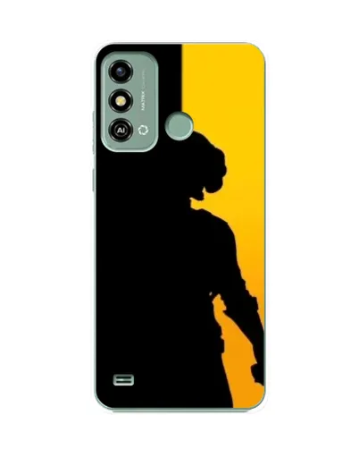 Чехол для ZTE Blade A53 с картинкой «Тень воина PUBG»
