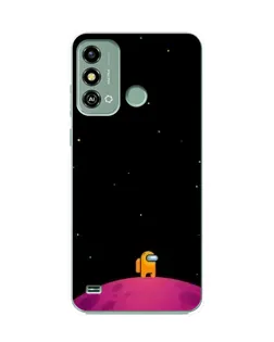 Чехол для ZTE Blade A53 с картинкой «Одинокий герой на планете» Чехол для ZTE Blade A53 с картинкой «Одинокий герой на планете»