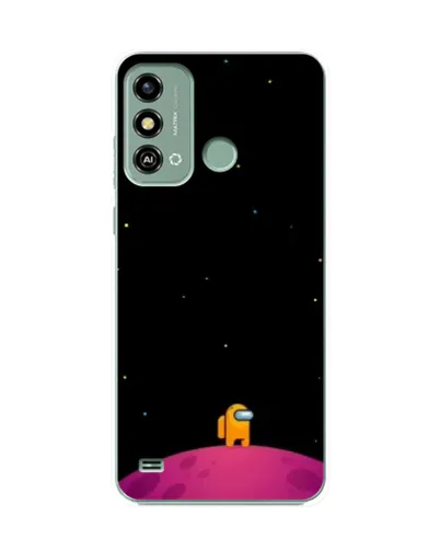 Чехол для ZTE Blade A53 с картинкой «Одинокий герой на планете» Чехол для ZTE Blade A53 с картинкой «Одинокий герой на планете»