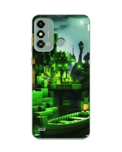 Чехол для ZTE Blade A53 с картинкой «Minecraft лесной пейзаж» Чехол для ZTE Blade A53 с картинкой «Minecraft лесной пейзаж»