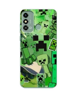 Чехол для ZTE Blade A53 с картинкой «Криперы Minecraft» Чехол для ZTE Blade A53 с картинкой «Криперы Minecraft»