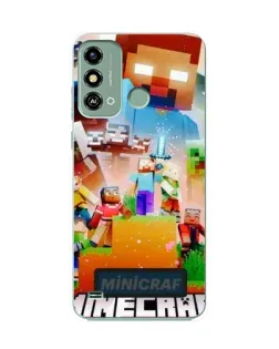 Чехол для ZTE Blade A53 с картинкой «Minecraft герои игры» Чехол для ZTE Blade A53 с картинкой «Minecraft герои игры»