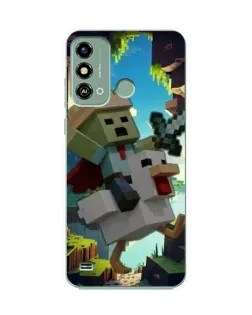 Чехол для ZTE Blade A53 с картинкой «Стив и гусь» Чехол для ZTE Blade A53 с картинкой «Стив и гусь»