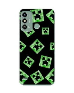 Чохол для ZTE Blade A53 з картинкою «Паттерн з кріперами»