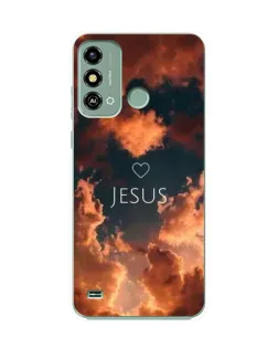 Чехол для ZTE Blade A53 с картинкой «Сияние Имени Jesus»