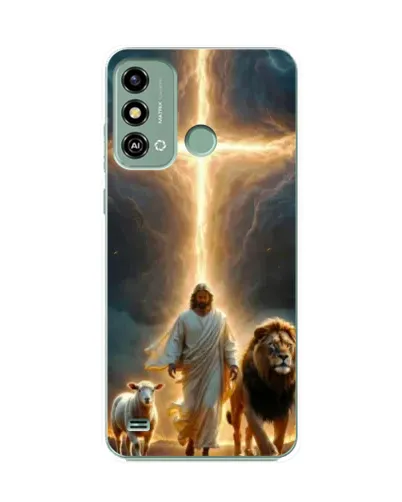 Чехол для ZTE Blade A53 с картинкой «Лев Иуды и Свет» Чехол для ZTE Blade A53 с картинкой «Лев Иуды и Свет»