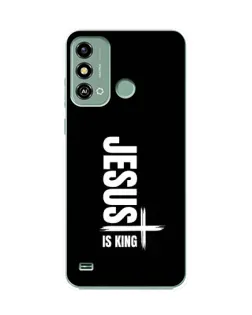 Чехол для ZTE Blade A53 с картинкой «Вертикаль веры Jesus»