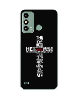 Чехол для ZTE Blade A53 с картинкой «Текстовый крест» Чехол для ZTE Blade A53 с картинкой «Текстовый крест»