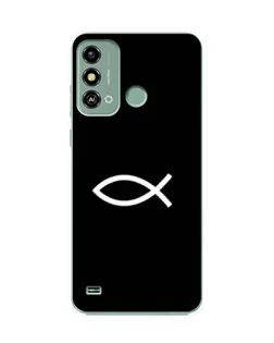 Чехол для ZTE Blade A53 с картинкой «Символ рыбы Jesus» Чехол для ZTE Blade A53 с картинкой «Символ рыбы Jesus»