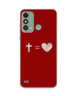 Чехол для ZTE Blade A53 с картинкой «Уравнение любви» Чехол для ZTE Blade A53 с картинкой «Уравнение любви»