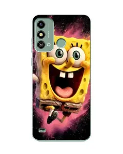 Чехол для ZTE Blade A53 с картинкой «Взрывной Спанч Боб»