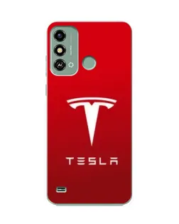 Чехол для ZTE Blade A53 с картинкой «Tesla Red Classic»