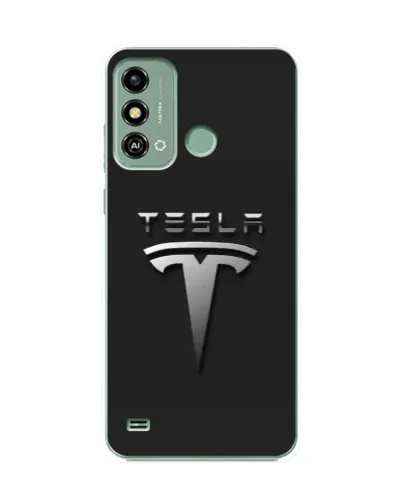 Чехол для ZTE Blade A53 с картинкой «Стальной логотип Tesla» Чехол для ZTE Blade A53 с картинкой «Стальной логотип Tesla»