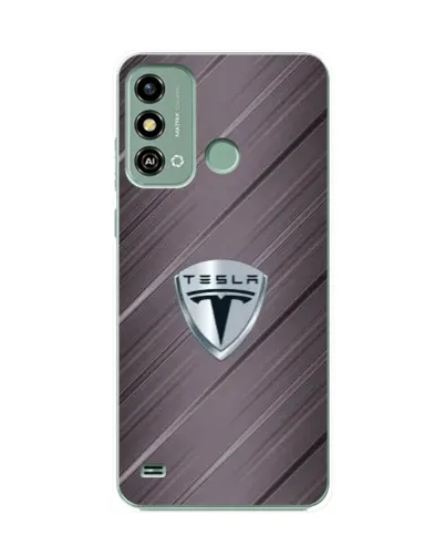 Чехол для ZTE Blade A53 с картинкой «Металлическая текстура Tesla» Чехол для ZTE Blade A53 с картинкой «Металлическая текстура Tesla»